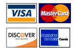 We accept all credit-debit cards